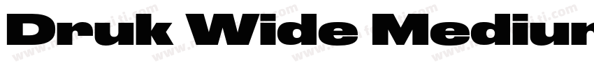 Druk Wide Medium Ita字体转换